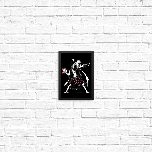 Dungeon Crawler Graffiti - Posters & Prints