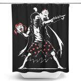 Dungeon Crawler Graffiti - Shower Curtain