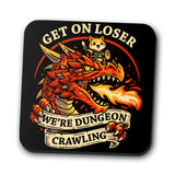 Dungeon Crawling Dragon - Coasters