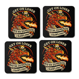 Dungeon Crawling Dragon - Coasters