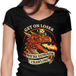 Dungeon Crawling Dragon - Women's V-Neck