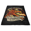 Dungeon Crawling Dragon - Fleece Blanket