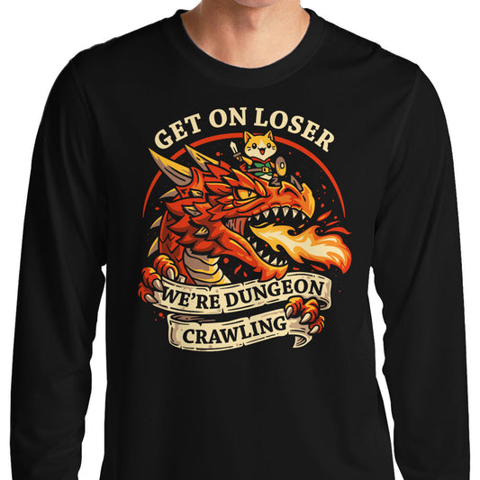 Dungeon Crawling Dragon - Long Sleeve T-Shirt