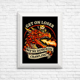 Dungeon Crawling Dragon - Posters & Prints