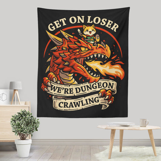 Dungeon Crawling Dragon - Wall Tapestry