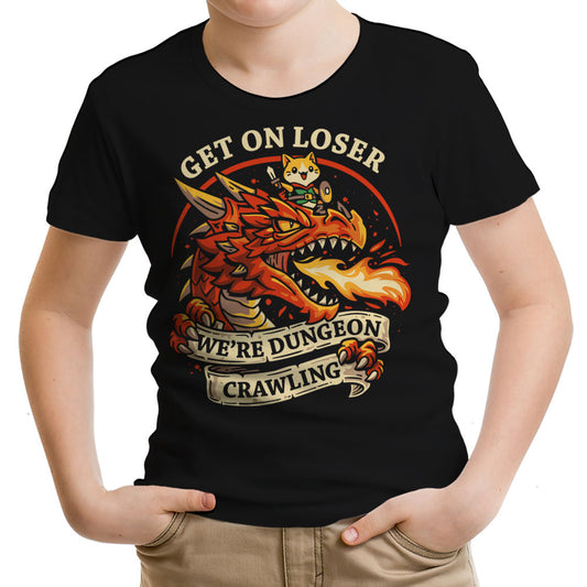 Dungeon Crawling Dragon - Youth Apparel