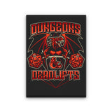 Dungeons and Deadlifts - Canvas Print