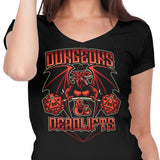 Dungeons and Deadlifts - Women's V-Neck