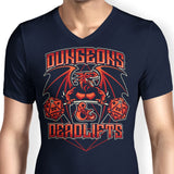 Dungeons and Deadlifts - Men's V-Neck