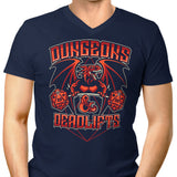 Dungeons and Deadlifts - Men's V-Neck