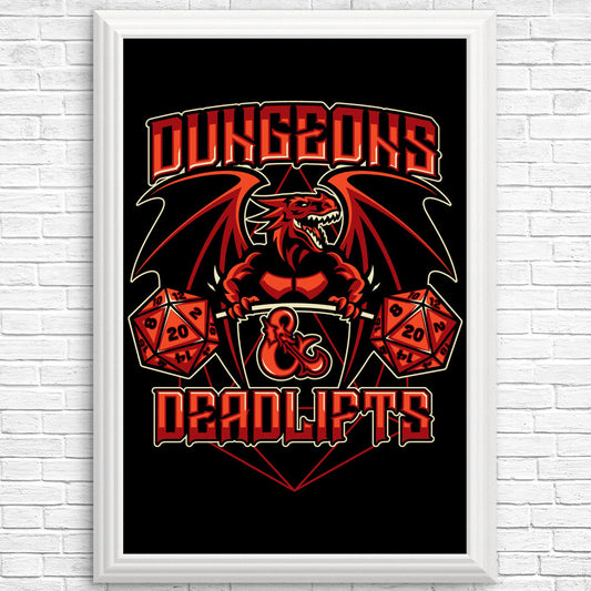 Dungeons and Deadlifts - Posters & Prints
