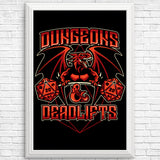 Dungeons and Deadlifts - Posters & Prints