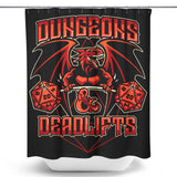 Dungeons and Deadlifts - Shower Curtain