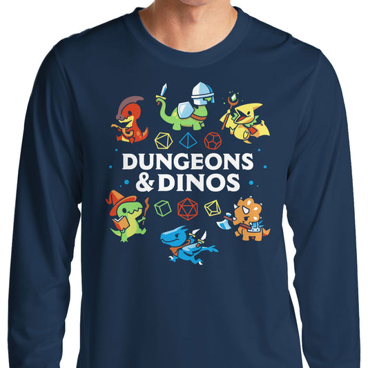 Dungeons and Dinos - Long Sleeve T-Shirt
