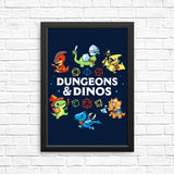 Dungeons and Dinos - Posters & Prints