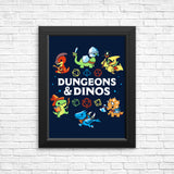 Dungeons and Dinos - Posters & Prints