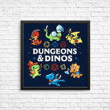 Dungeons and Dinos - Posters & Prints