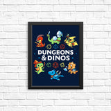 Dungeons and Dinos - Posters & Prints