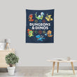 Dungeons and Dinos - Wall Tapestry