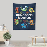 Dungeons and Dinos - Wall Tapestry