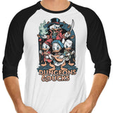 Dungeons and Ducks - 3/4 Sleeve Raglan T-Shirt