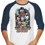 Dungeons and Ducks - 3/4 Sleeve Raglan T-Shirt