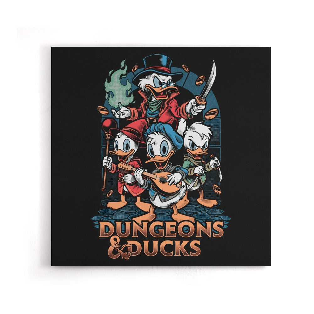 Dungeons and Ducks - Canvas Print