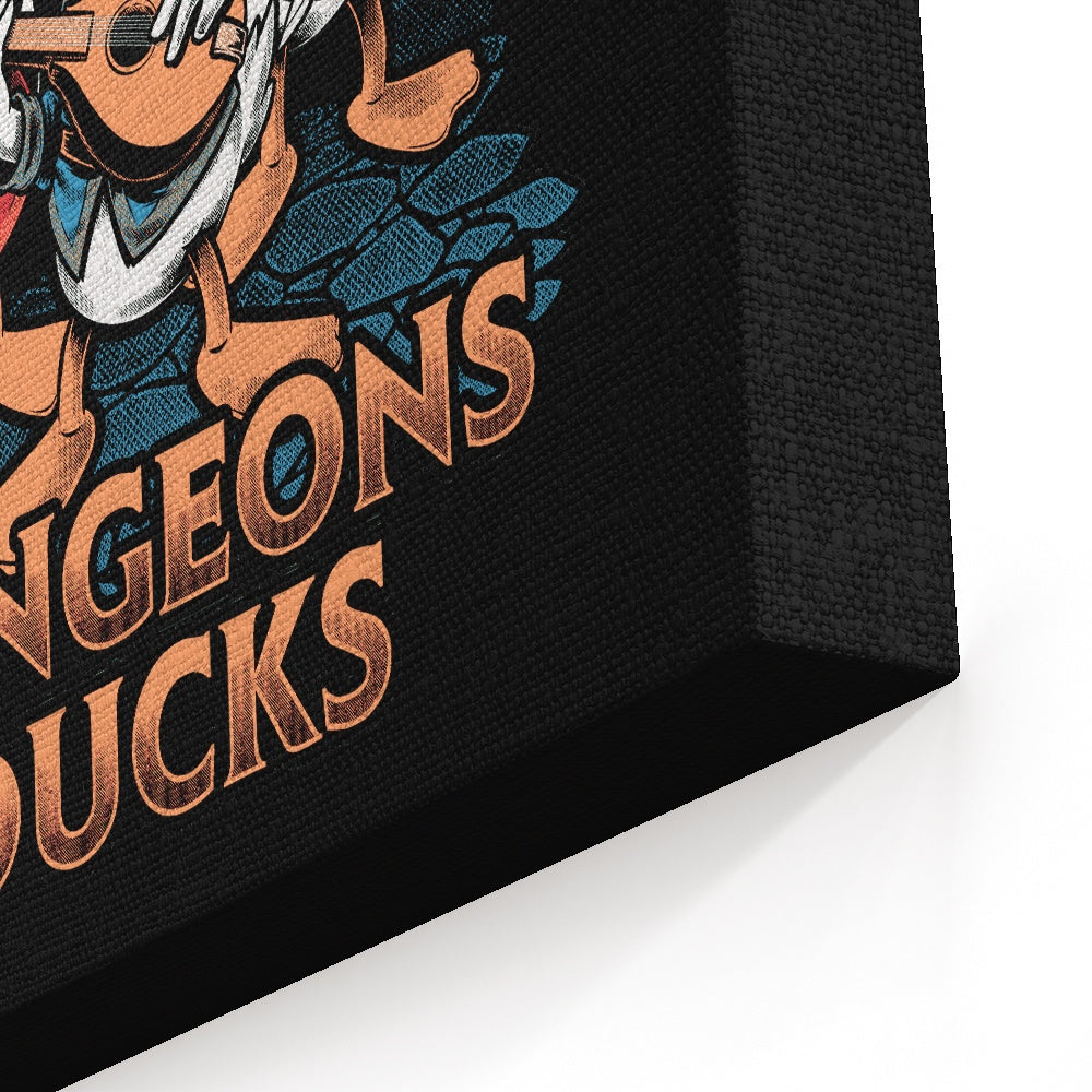 Dungeons and Ducks - Canvas Print