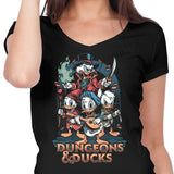 Dungeons and Ducks - Women's V-Neck