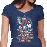 Dungeons and Ducks - Women's V-Neck