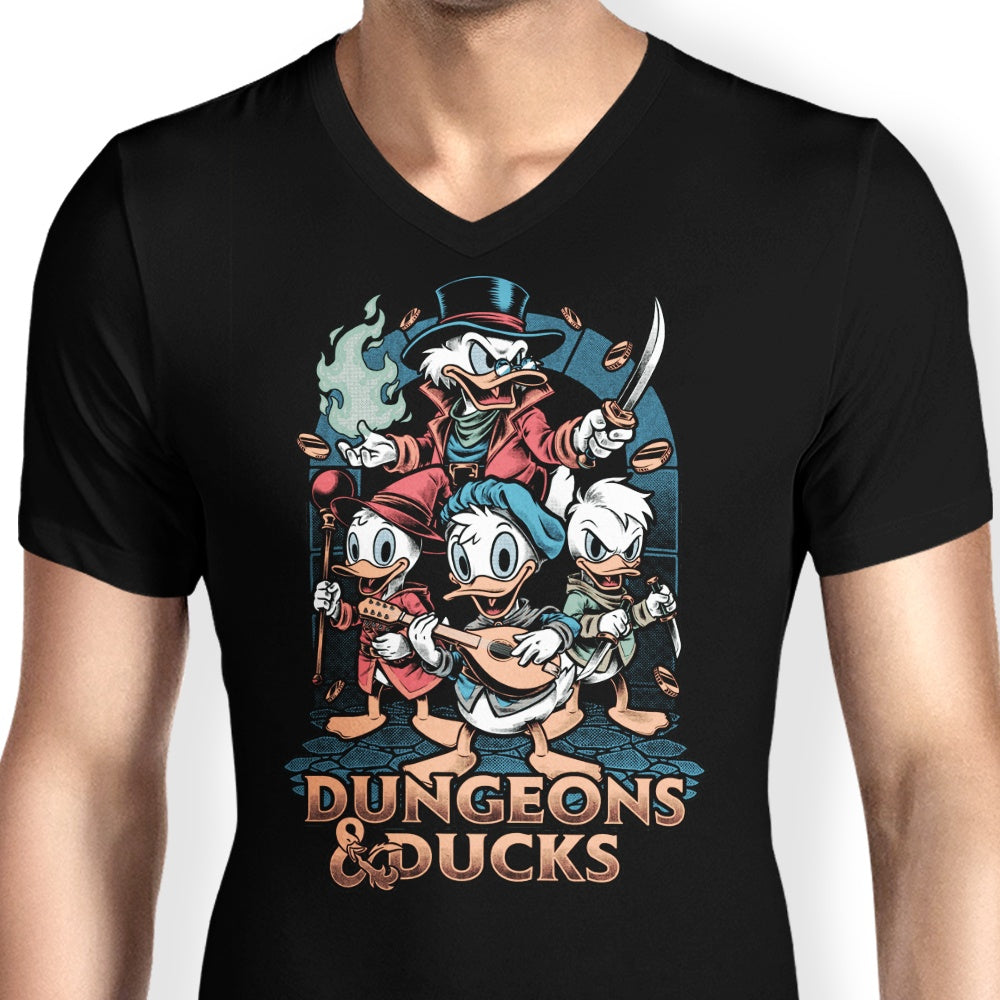 Dungeons and Ducks - Men's V-Neck