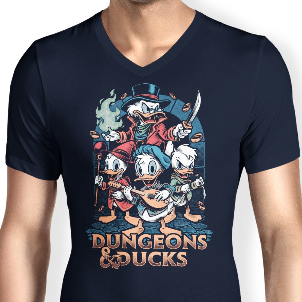 Dungeons and Ducks - Men's V-Neck
