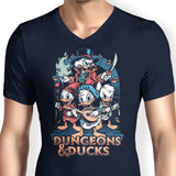 Dungeons and Ducks - Men's V-Neck