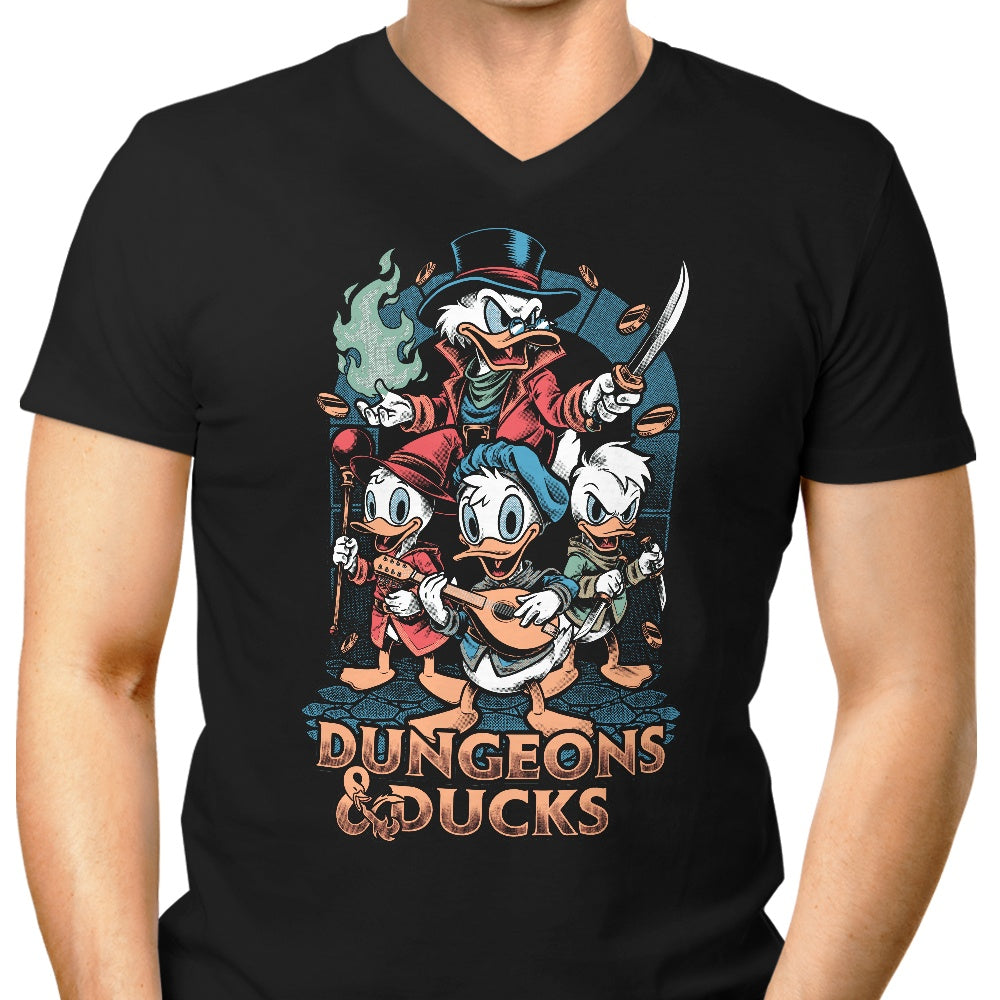 Dungeons and Ducks - Men's V-Neck