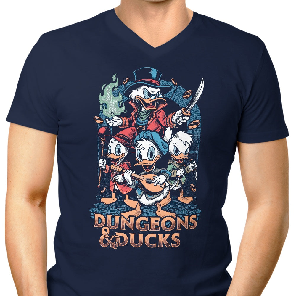 Dungeons and Ducks - Men's V-Neck