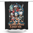 Dungeons and Ducks - Shower Curtain
