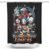 Dungeons and Ducks - Shower Curtain