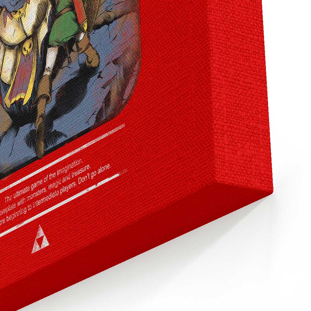 Dungeons and Ganon - Canvas Print