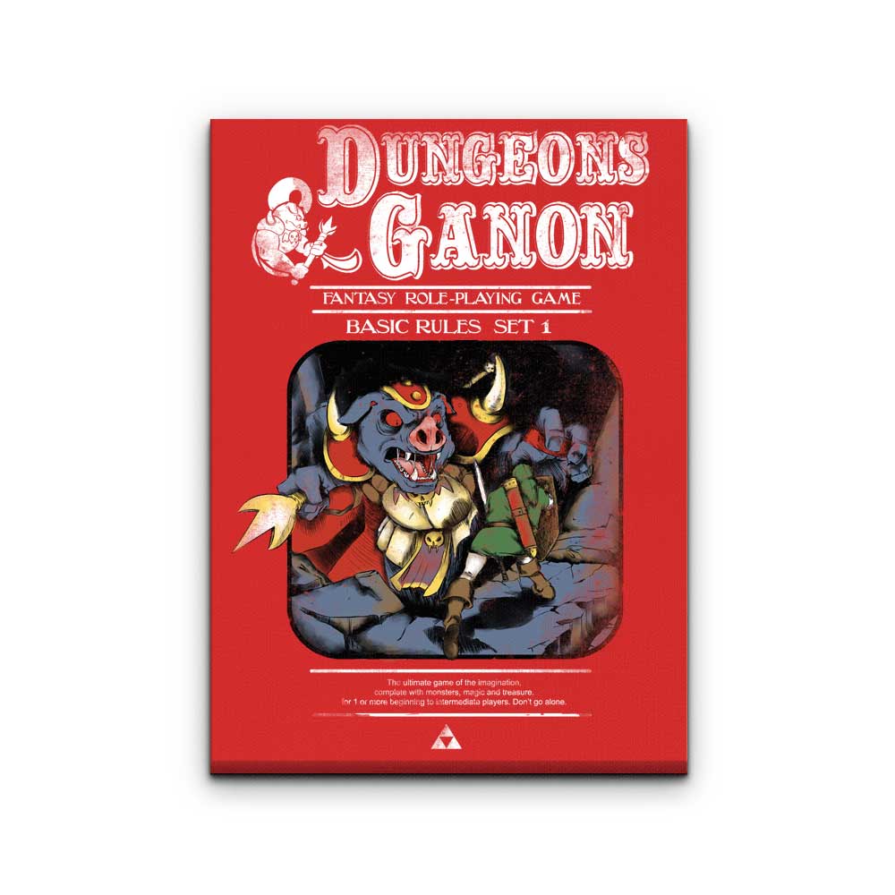 Dungeons and Ganon - Canvas Print