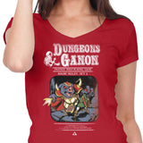 Dungeons and Ganon - Women's V-Neck