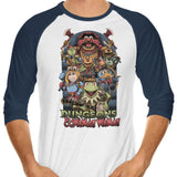 Dungeons and Waka - 3/4 Sleeve Raglan T-Shirt