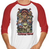 Dungeons and Waka - 3/4 Sleeve Raglan T-Shirt