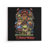 Dungeons and Waka - Canvas Print