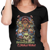 Dungeons and Waka - Women's V-Neck