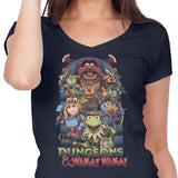 Dungeons and Waka - Women's V-Neck