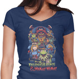 Dungeons and Waka - Women's V-Neck