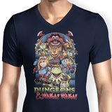 Dungeons and Waka - Men's V-Neck