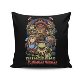 Dungeons and Waka - Throw Pillow