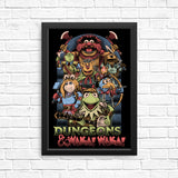 Dungeons and Waka - Posters & Prints