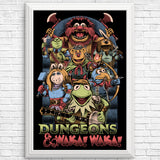 Dungeons and Waka - Posters & Prints
